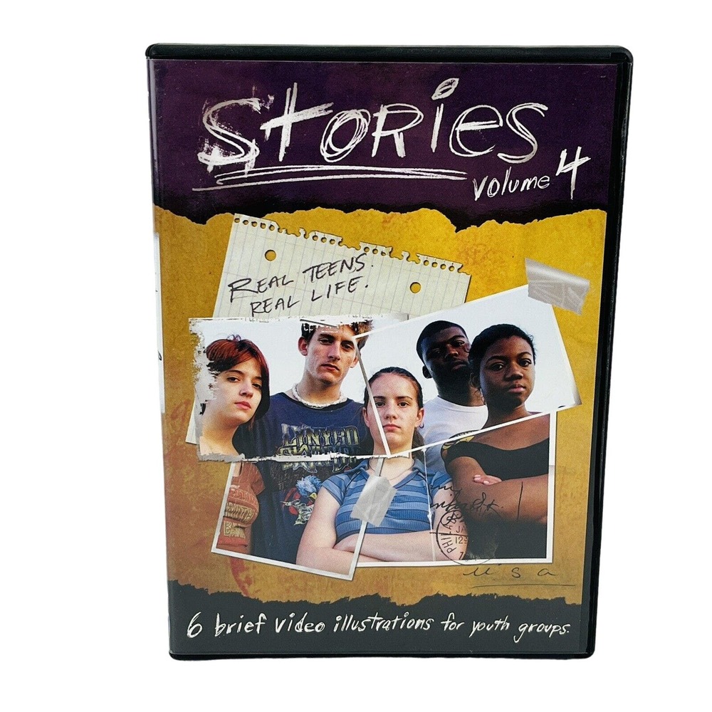 Stories Vol 4 DVD Real‎ Teens Real Life Video Illustrations Youth Church Groups